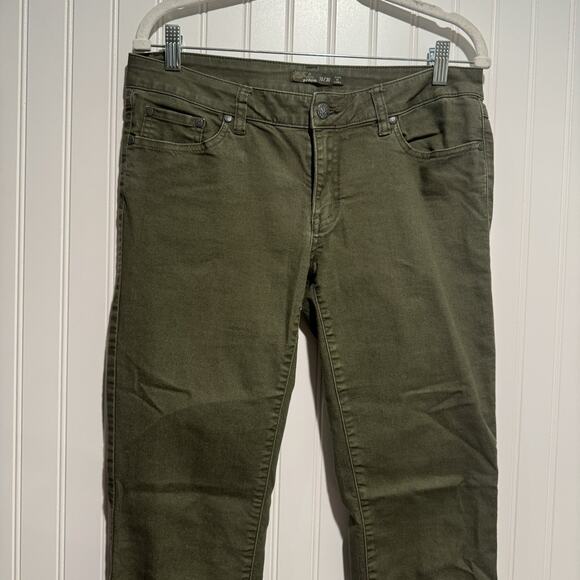 Prana Kara Green Skinny Jeans Size 10 - Picture 3 of 6